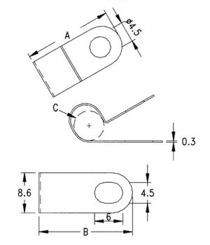 CABLE CLIPS d=9.0mm, stainless steel IAPKLXXM+1.jpg