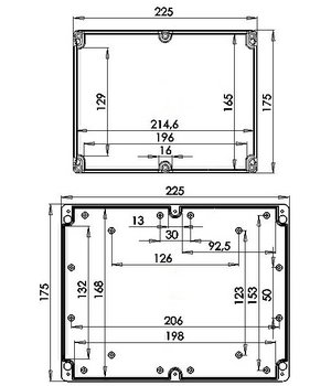 DĖŽUTĖ   225x175x80mm   Z-90 pilka IDEZ90+1.jpg