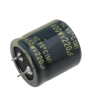 CAPACITOR Electrolytic 220µF 400V SNAP-IN 25x45mm KE220_40.jpg