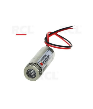 LAZERINIS DIODAS 5mW 650nm, korpuso ø12mm, spindulys: linija PLDL05.jpg