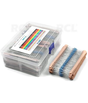 RESISTOR MFR (metal film resistor) kit, 1R...3M 0.25W 1%, 130nom. x20pcs, 2600pcs R913R.jpg