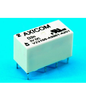 RELAY D2N05 5V 150 mW, 0.5A/125VAC 1A/30VDC, 2-pair contact (DPDT), TE Connectivity

 RLD2N05.jpg