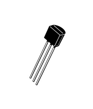 SS49E Hall-effect linear sensorius TO92 XXTO92.jpg