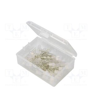 OKLEDT5050RPW Diode: LED-kit; THT; 5mm; 50pcs; red/green; 3÷15VDC; plastic box qvKWpu3SqVcTH8dPz7XY8JtvZHE7AeaLsDmGuqcfPd8