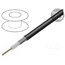 9174 BK005 Wire: coaxial; RG174/U; stranded; Cu; PVC; black; 30.5m; 100ft TD7QgLv5ylGiZG8Naj4MQ2HRWv330McR5ut9zbll6KE