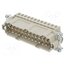 C146 10A024 400 1 Connector: HDC; contact insert; male; 16A; 500V; PIN: 24; 24+PE LA0rqm_3tIk6wfS5kQ8mvnwHxZuki1YZoKlbP9SY0vc