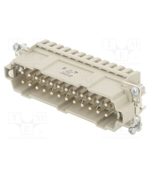 10400300 Connector: HDC; contact insert; male; EPIC H-BE; PIN: 24; 16A; 500V FwdG7_U3s-av3tBJ02FzWmY4f-luc0t2dd0kYU3b6MQ