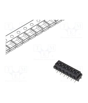 1-2178711-2 Connector: Micro-MaTch; socket; female; PIN: 12; straight; SMT; 2x6 XgZuoFgXofT8tdCVCJBrqUesxlGK0LpC3br_09W8iOc