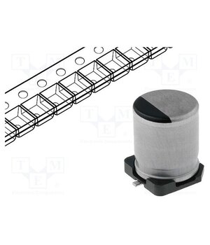 EEEFK1H220P Capacitor: electrolytic; low ESR; SMD; 22uF; 50VDC; Ø6.3x5.8mm Ik8DssQft6Jipj-2YcrksM_K0D19oQpVu0XTBZ8HLRg