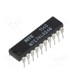 NTE74LS240 IC: digital; buffer,inverting,line driver; Ch: 8; TTL; THT; DIP20 G6ZM9JRHzDauXjKIMAMrRSVHUUOExzQTGrFvterqGgI