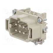 10190000 Connector: HDC; contact insert; male; EPIC H-BE; PIN: 6; 16A; 500V C4v8Bp8IaQHr3mG2W1VT2LgsX0qEXqnjt_W4TfQ_d-U