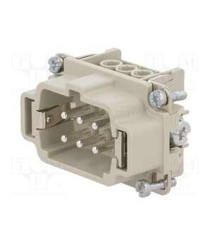 10190000 Connector: HDC; contact insert; male; EPIC H-BE; PIN: 6; 16A; 500V C4v8Bp8IaQHr3mG2W1VT2LgsX0qEXqnjt_W4TfQ_d-U