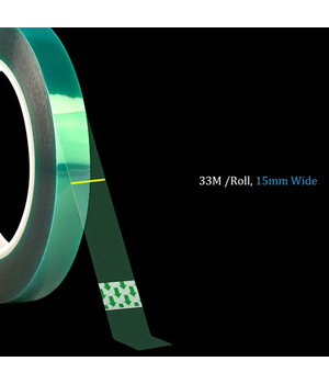 Maskēšana – aizsargājoša PET lenta, līme, 15 mm, 33 m, 150–180 °C

 IZK15Z.jpg