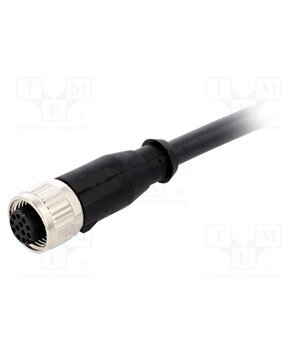 21348500C78050 Connector: M12; plug; female; PIN: 12; straight; cables; 5m aHkFhaWpZ2nZiullyotfhpmNg_J7iZC5rQv1Keox9YA