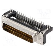 09653626811 Connector: D-Sub; PIN: 25; socket; male; on PCBs; angled 90°; THT; M3 ILmjYdgMibJOIw6nT7lMiFFAcUGAPJodf-YnyusndOQ