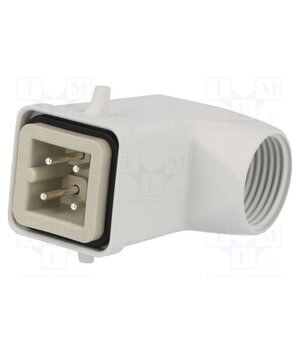 75009603 Connector: HDC; plug; male; EPIC KIT; PIN: 4; 23A; 400V; 3+PE; angled SdzYOyjLWqcYZ7yFbpqm8hhG8MpveuY-ILVeL3XtUJA