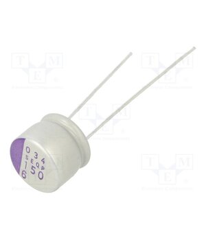 6SEQP150M Capacitor: polymer; 150uF; 6.3VDC; THT; ±20%; Body dim: Ø8x7mm; 35mΩ QtZGJbgpOVbkSjwWaj-2CCpv7Y7q5JhvXkl8rsL_s78