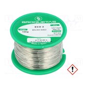 ECO2 B2.1 0,5MM 100GR Tin; lead free; Sn97Ag3; 0.5mm; 100g; reel; 221°C; Flux: SW26 z0NlV_N_h2_DE4FxA5n-p5TeM5UoolbPjtVnrYK-MVY