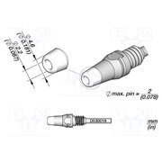 D530018 Tip: for desoldering irons; 4.6x2.2mm DGVFxkuBoBCqbflV4VphcTf5gxMX3wZ4Y6Ag42dSZrY