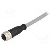 21348500C79075 Connector: M12; plug; female; PIN: 12; straight; cables; 7.5m QOqCNJsTqJEEfTSoOqbT18sYxBYlGEBXBrJMLELJCpk