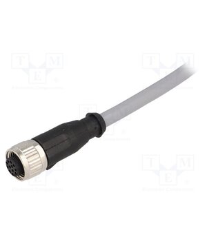 21348500C79075 Connector: M12; plug; female; PIN: 12; straight; cables; 7.5m QOqCNJsTqJEEfTSoOqbT18sYxBYlGEBXBrJMLELJCpk