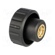 6636 Knob; Ø: 25mm; Int.thread: M8; 14mm; H: 19mm; polyamide ZnxuEb4YWACirT_RT-v4opgWEVtmFYkHZmycW3bz6HM