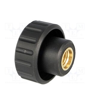 6636 Knob; Ø: 25mm; Int.thread: M8; 14mm; H: 19mm; polyamide ZnxuEb4YWACirT_RT-v4opgWEVtmFYkHZmycW3bz6HM