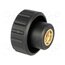 6636 Knob; Ø: 25mm; Int.thread: M8; 14mm; H: 19mm; polyamide ZnxuEb4YWACirT_RT-v4opgWEVtmFYkHZmycW3bz6HM
