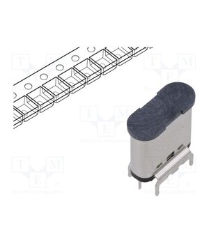 204711-0001 Connector: USB C; socket; on PCBs; SMT; PIN: 24; vertical; USB 3.1 KWck3wz25mln1dEOGJj1yVJ4C0eYhjy3OWetPkjY4k4