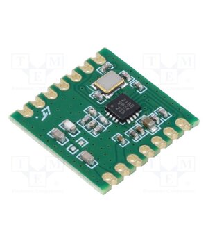 RFM219BW-868S2 Module: RF; FM receiver; FSK,GFSK,GMSK,MSK,OOK; 868MHz; -119dBm wKww8lRyJ2Bh-11sU0z1gOvphF0pLPeCndAQVMtiPP4