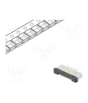 DS1020-08-12VBT11-R Connector: FFC/FPC; tinned; SMT; 500mA; 50V; PIN: 12; 500um; vertical kO257haZ-S4sm70_fLp0efRmAN_SqiQk65U2_7iQPXM
