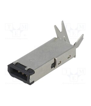 DS1106-BN0 Connector: IEEE1394; plug; for cable; soldering; PIN: 6; straight QVq_ZDZ1bi8JZxGaaG9-sUXUiLuDg_Y_Jzls4sMGML4