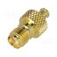 MCX/M-SMA/F Adapter; MCX male,SMA female h0YAuHKdFnfKIH59CQm7drscnZMUG1gFcqHZylai40k