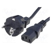 6003.0215 Cable; 3x1mm2; CEE 7/7 (E/F) plug,IEC C13 female; PVC; 2.5m; 10A Ww66eqHE4CHRYF4bTvcKmzl4Cst7E6MedH50b_Ke7eM