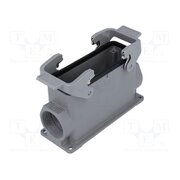 09300240271 Enclosure for connectors: HDC; size 24B; Han® B; IP65; high; PG29 vLRUoO9xUb6yP4m8U1z1l3yJNysFYp9Cm69DmLRDD1I