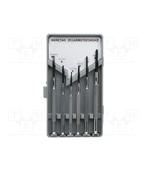 10229 Kit: screwdrivers; precision; Phillips,slot; 6pcs. 7vL6l1dBgMkZllkaoQig9JmbKEJBISm3XgtnXPuZNaQ