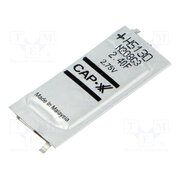 HS130F Supercapacitor; SMD; 2.4F; 2.75VDC; ±20%; 39x17x1.9mm; 30A; EDLC kXLd4TuoTrNo5KDAHgZDcCtHni7gf0psv4Z6O2W39Aw
