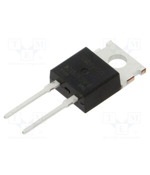 WSRSIC015065NPC Diode: Schottky rectifying; SiC; THT; 650V; 15A; TO220-2; Ir: 5uA 23ZcMEXiVMgW6vA3ScLz8TFbLHjNgG7MYSkdstLqK9I