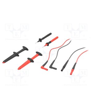 TL220-1 Test leads; 1kV; 10A; Wire insul.mat: silicone; red and black LQ_fy10lfG95lJAq9OGSnly91g-NwVhA42BZ6A28fdQ