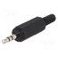 KLS 40 SCHWARZ Connector: Jack 3,5mm; plug; male; stereo,with strain relief McF-GrAIAfy3DtNsSIB1r25CrP6UeAzcFsK4T1J2LPI