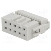 71600-110LF Connector: IDC; plug; female; PIN: 10; Quickie; IDC; 2.54mm; 2x5; grey wgL4Nhe6sqW6twwYMQEfrWnG1w4oMenBmyVkNDCyXqI