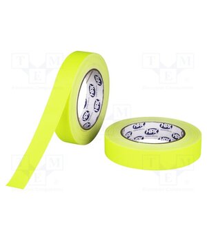 FY2525 Tape: duct; W: 25mm; L: 25m; Thk: 0.3mm; fluorescent-yellow; max.60°C HRqx5zuhwn4nziyAScusJ5xIqH5Lyk-3iiBtHoDBO6s