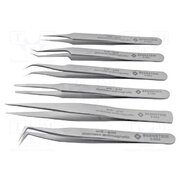 5-050-AES Tweezers-set; for precision works; 6pcs. bWMqYI9djVWi2l6Nf-iXxRJ5utufy2nFdeVjHIoM3LQ