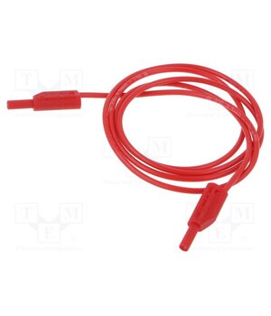 240-IEC-100R Test lead; 10A; banana plug 2mm,both sides; Urated: 600V; Len: 1m YncITukxQyTmYGbuEZBYG8W74nwWamxInEloiZPsdDg