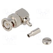 B1112E1-ND3G-5-50 Connector: BNC; plug; male; angled 90°; 50Ω; crimped; for cable; POM uy6OQ7Qs2-pRkcO8JS7GaqEmSu_MUWg10wdMrMSQK3k