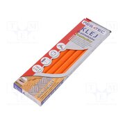 BN1021C UN POM Hot melt glue; Ø: 11mm; orange; L: 200mm; Bonding: 15÷20s; 5pcs. cplwkVeZyLvAhHPUkW8VO6khEy-S4qSe8GZBfnnr5Vk