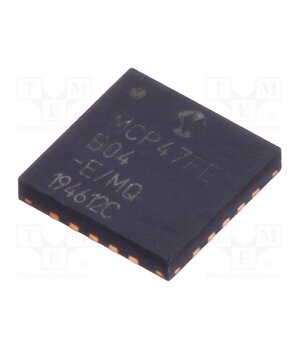MCP47FEB04-E/MQ IC: D/A converter; 8bit; Ch: 4; 2.7÷5.5V; VQFN20; -40÷125°C; tube WK8PwWBGJvv7kmcQwxiFyrdY9gCmCHhi1vAoUiMFwkM
