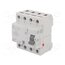 EFI-P4 AC 40/0.03 RCD breaker; Inom: 40A; Ires: 30mA; Poles: 4; 230V,400V; IP20; EFI 6IWE4xlGrA3zgPj1fPQcno7VXo2SljYMpCgHeu3EY50