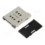 115U-B100+115U-T003 Connector: for cards; Nano SIM; push-push,SIM x2; SMT; PIN: 6 BK-SyKnH-OXGzKppdqosA0-Ja2lgr59BTPrNX1GwNwY