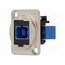 CP30215M Connector: fiber optic; coupler; single mode duplex (SM); metal UtlWV4wackQWnSYDWO3oI4jCmF16ngabND1_7SBzx5Y